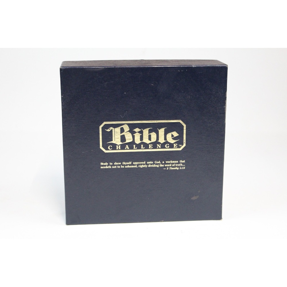 Vtg Bible Challenge Board Game - 1984 Christian Trivia Education Religion VBS